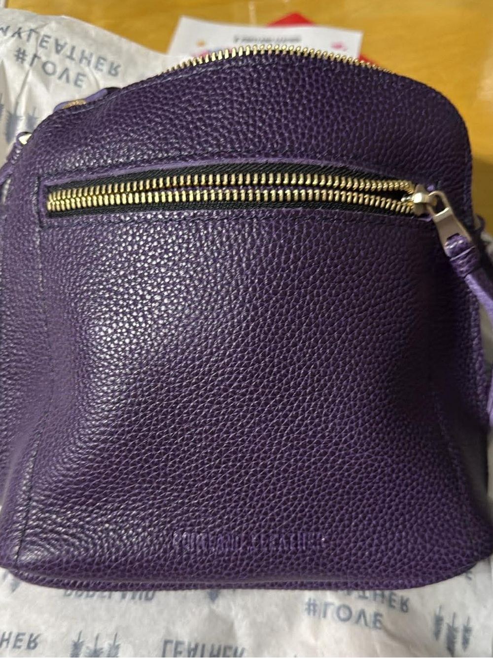 Portland Leather Goods LUNA LEATHER CROSSBODY BAG, EMPIRE